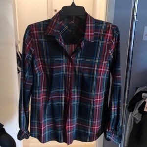 Pretty J. Crew plaid shirt